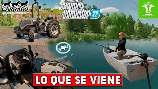 FS22 | ✨ BARCO y PESCA en HOF BERGMANN 1.2 y NUEVA MARCA TRACTORES CARRARO  | PC PS5 XBOX SERIES