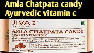 Amla Chatpata candy / Ayurvedic vitamin c /  jiva amla chatpata candy uses in hindi
