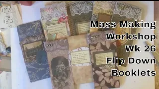 Mass Making - Skinny Flip Down Booklet - Workshop 26 Mass Making Items in Bulk