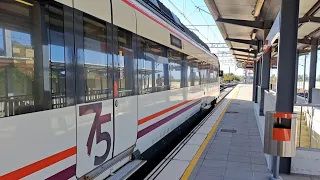 Civia 464 (línea C1A) reabriendo puertas y trayecto en C1 a Puerto Real - RENFE Cercanías Cádiz