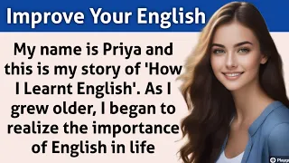 HOW TO IMPROVE ENGLISH | Learn English Through Story | English Speaking Practice