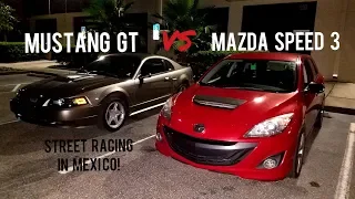 Mazda Speed 3 vs Mustang GT vs K24 8th Gen Civic Si