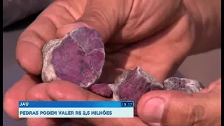 Polícia Rodoviária de Jaú apreende pedras que podem ser preciosas