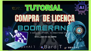 BOOMERANG COMO COMPRAR  A LICENÇA PASSO A PASSO