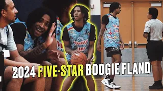 Mic'd up with 2024 Combo Guard Boogie Fland| Pangos All American Camp