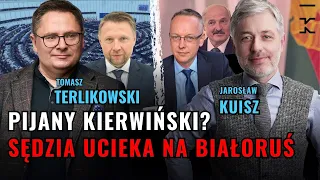 Marcin Kierwiński przemawia do strażaków – spór o alkohol. Sędzia Szmydt uciekł na Białoruś