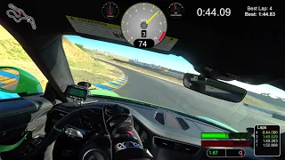 Porsche GT3 RS Sonoma Raceway 1:44.8 laptime