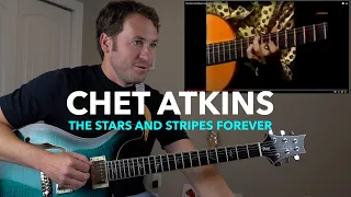 Guitar Teacher REACTS: CHET ATKINS "The Stars and Stripes Forever"  (John Philip Sousa)