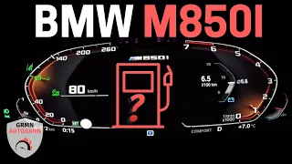 BMW 8 Series M850i ⛽ What's the FUEL CONSUMPTION of a BMW with 530HP?