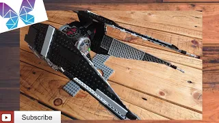 Lego TIE Interceptor MOC - using the TIE Silencer