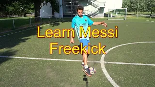 How to do the Messi Freekick into the Long/Short Angle Tutorial /Curve Shot