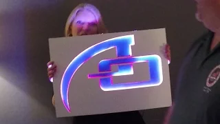 🔥👉🏻 How to Make an RGB backlit LED Sign for Wall Decoration for a Studio or Office
