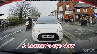 A learner’s eye view of poor driving decisions