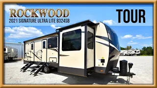 2021 Forest River Rockwood Signature Ultra Lite 8324SB Front Living Travel Trailer at Southern RV GA