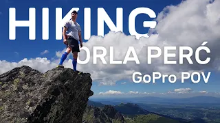 Hiking The Most Dangerous Public Trail in Tatras - Orla Perć GoPro Hiking POV - No Music