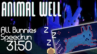 Animal Well All Bunnies Speedrun - 31:50