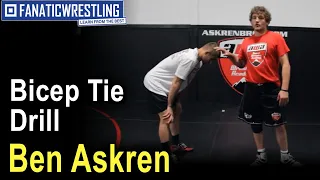 Ben Askren Wrestling Drills: Moving With Bicep Tie Drill - Hand fighting