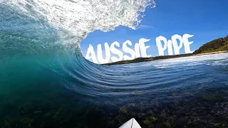 POV SURFING THE FAMOUS AUSSIE PIPELINE!!! (PERFECT TUBES)