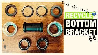 MTB Repair / Hack @ Home - Recycle used bottom bracket (Shimano SM-BB52)