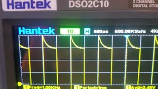 How to calibrate oscilloscope probe.