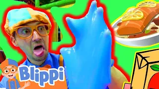 Blippi Learns the 5 Senses | Kids Show | Fun & Weird Time