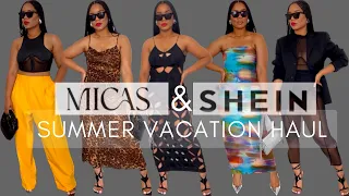 🌴Affordable Summer Vacation TryOn Haul 2023| Styling 10 Vaction Looks ft Micas & SheIn