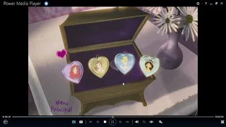 Historia de Princesas Volumen 1 Un Regalo del Corazón DVD Menu 2004 en inglés, español, portugués,