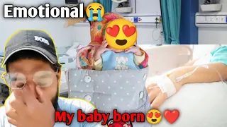 My baby born😍 | I can't control my feeling😭