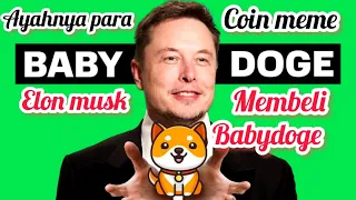 ELON MUSK AKAN MEMBELI BABYDOGECOIN | INI ALASANYA!| #elonmusk #crypto