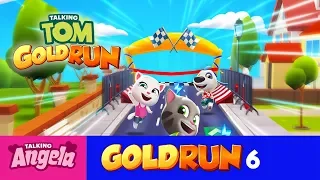 My Talking Angela Gold Run NEW UPDATE Play for Children Full Episode #6