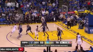 Memphis Grizzlies vs Golden State Warriors   Full Game Highlights   April 13, 2016   NBA