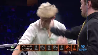 Ludwig vs. CDawgVA in Slap Fighting