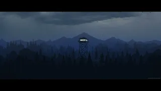 firewatch rainy day 4k live wallpaper