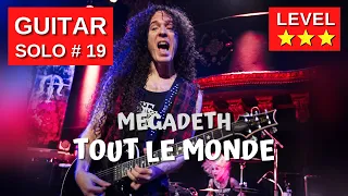 Guitar Solo #19 - TOUT LE MONDE (Megadeth) - WITH TABS