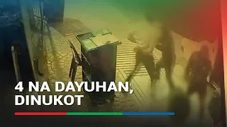 Pagdukot sa 4 na dayuhan sa Pasay City, huli sa CCTV | ABS-CBN News