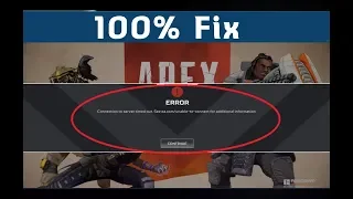 How to Fix Connection To Server Timed Out | Unable To Connect Error In Apex Legends