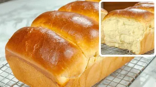 Fluffy Japanese Milk Bread Recipe | Tangzhong Method