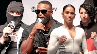 HIGHLIGHTS | JAKE PAUL VS TYRON WOODLEY 2 FINAL PRESS CONFERENCE & FACE OFF VIDEO