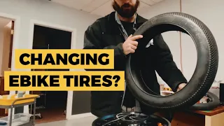 How to Change a Tire on an Electric Bike (or fix a flat)