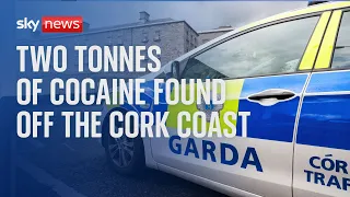 Gardaí news conference after two tonnes of cocaine found on boat off the Cork coast