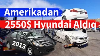 Amerikadan avtomobil getirmek (Hyundai Accent)