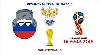 RESUMEN MUNDIAL RUSIA 2018 COUNTRYBALLS MX