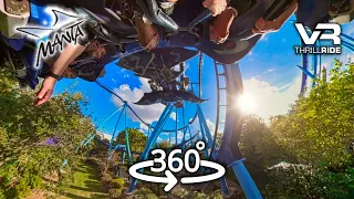 360° MANTA SeaWorld Orlando onride POV flying VR Roller Coaster #rollercoaster