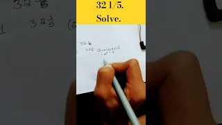 #maths #education #9th #32 1/5 #solve #find #viral