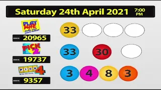 NLCB Online Draws Saturday 24th April 2021