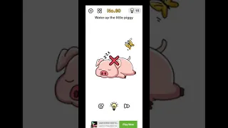 #BrainOutGaming Brain Out Level 60 Puzzle - Wake up the little piggy #Answerbrainoutlevel60