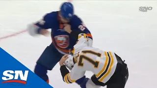 Taylor Hall Surprisingly Gets Into Fight With Scott Mayfield Early In Game 4