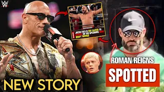 SHOCKING..THE Rock New STORY BEGUN 😨 | Roman Reigns SPOTTED AGAIN ❤️ | Jacob Fatu in WWE