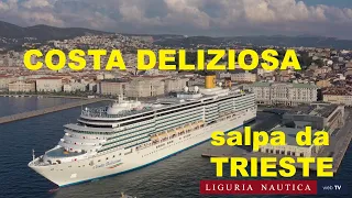 Costa Deliziosa salpa da Trieste per un itinerario tutto italiano: è il ritorno delle crociere Costa