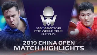 Liang Jingkun vs Vladimir Samsonov | 2019 ITTF China Open Highlights (R32)